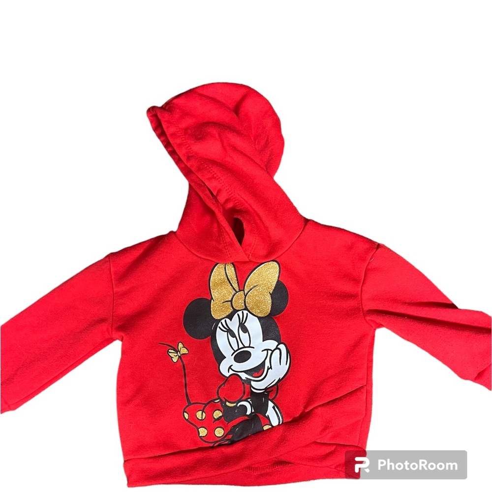 Disney Junior Minnie Mouse Red hooded sweatshirt